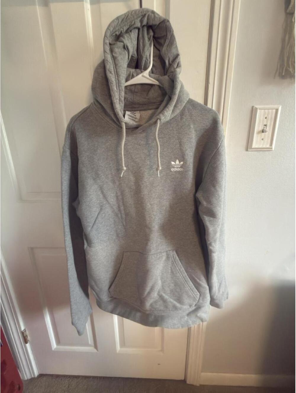 Adidas Men's Grey Hoody